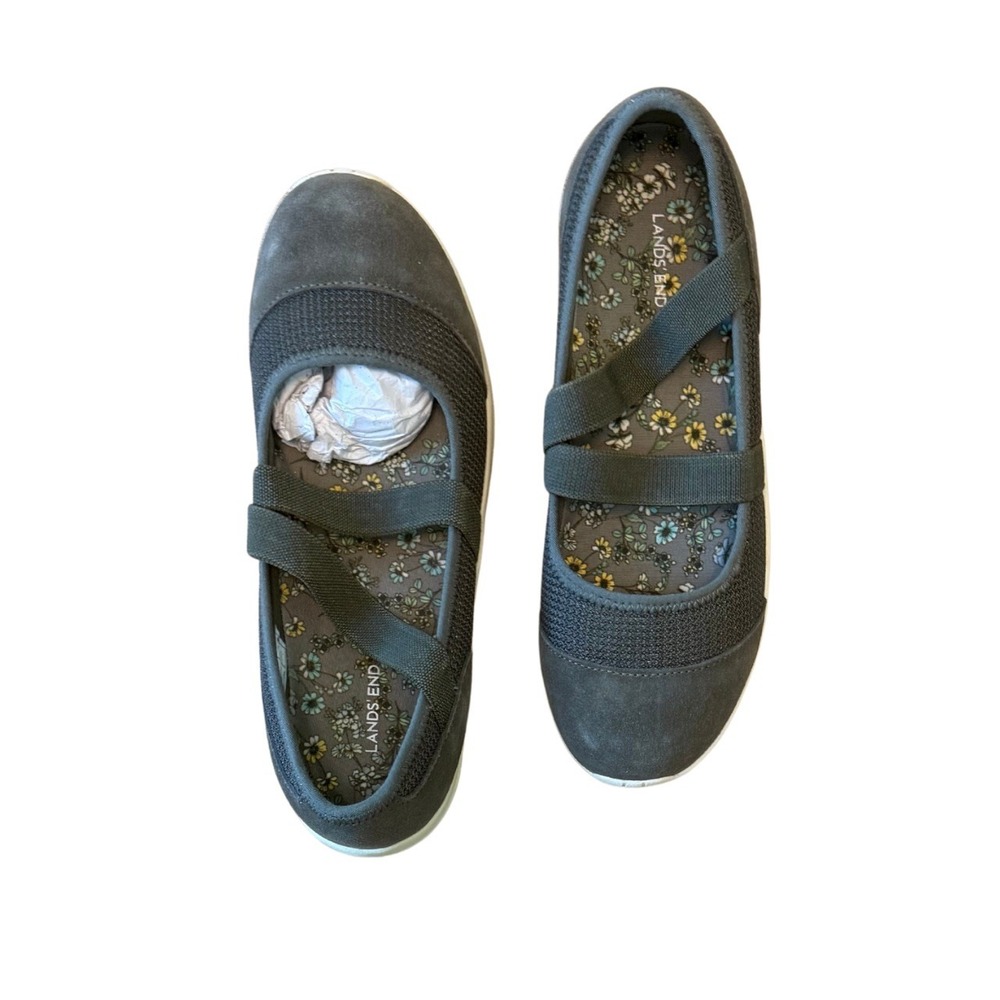 Lands' End Shoes Women's 6.5 D‎ Mary Jane Green